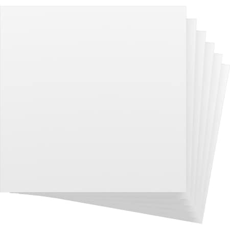 Ekena Millwork 15 3/4W x 15 3/4H x 1T PVC Hobby Boards, Unfinished, 6PK HBP16X16X100BUN